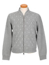 Lightning Embroidery Boom Buffet Zip-Up Jacket Grey - NEIL BARRETT - BALAAN 3