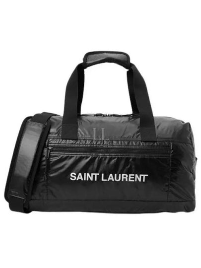 Nylon Nuxx Duffle Bag Black Platinum - SAINT LAURENT - BALAAN 2