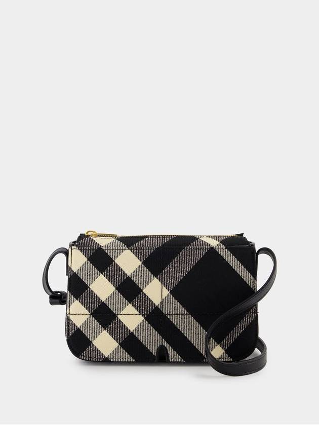 Snip Check Cross Bag Black - BURBERRY - BALAAN 2