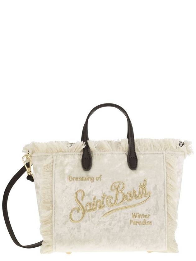 Mini Vanity bag with bangs and embroidered logo - MC 2 SAINT BARTH - BALAAN 1