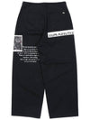 BBD No Sympathy Wide Cotton Pants Black - BLACKBLOND - BALAAN 4