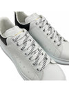 Oversized Leather Tab Low Top Sneakers White - ALEXANDER MCQUEEN - BALAAN 4