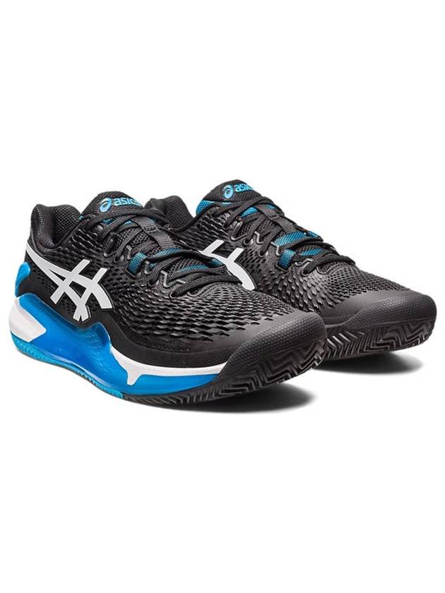 23 Gel Resolution 9 Clay Tennis Low Top Sneakers Black - ASICS - BALAAN 4