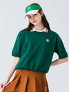 Retro summer short sleeve sweatshirt GREEN - MONBIRDIE GOLF - BALAAN 9