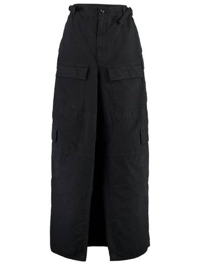 Apron Cargo Pants A Line Skirt Black Black - BALENCIAGA - BALAAN 2