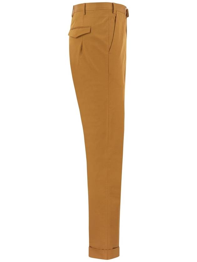 men s straight pants brown - PT TORINO - BALAAN 4