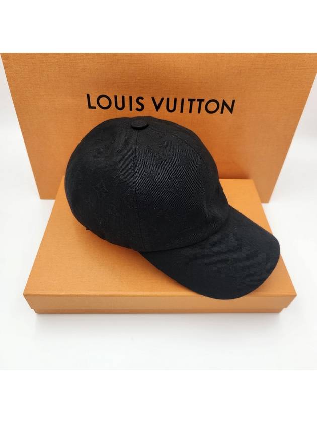 Monogram Essential Ball Cap Black - LOUIS VUITTON - BALAAN 4