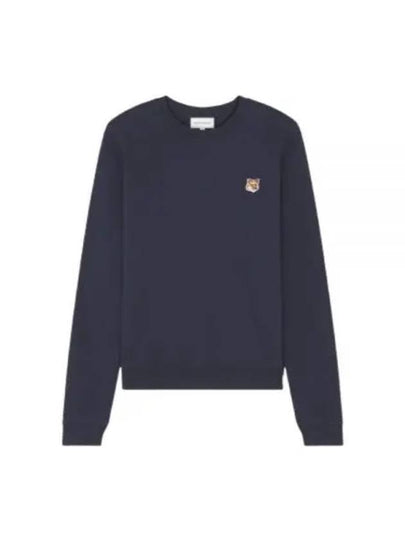 Fox Head Patch Regular Sweatshirt Ink Blue - MAISON KITSUNE - BALAAN 2