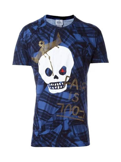 Crown Skull Print Overfit T Shirt S25GC0311 - VIVIENNE WESTWOOD - BALAAN 2