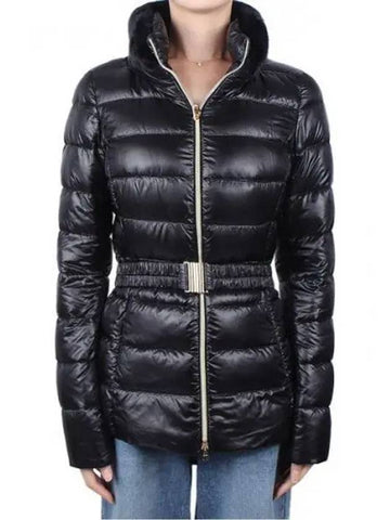 Women s Claudia Goose Down Jacket Eco fur Black PI0485DICM05 12017Z 9300 271752 1119064 - HERNO - BALAAN 1