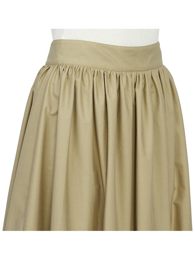 Flare Midi Pleats Skirt Beige - DIOR - BALAAN 10