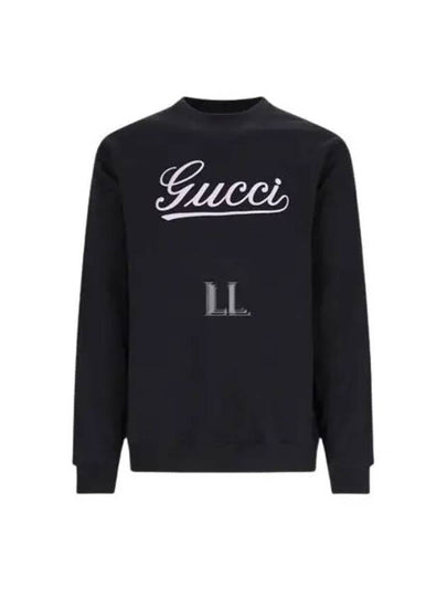 Cotton Jersey Sweater Black - GUCCI - BALAAN 2