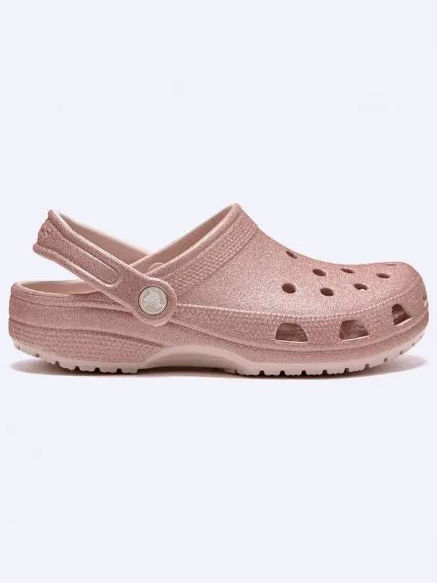 Classic Glitter Clog Sandals Pink - CROCS - BALAAN 2