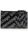 All Over Logo Card Wallet Black - BALENCIAGA - BALAAN 4