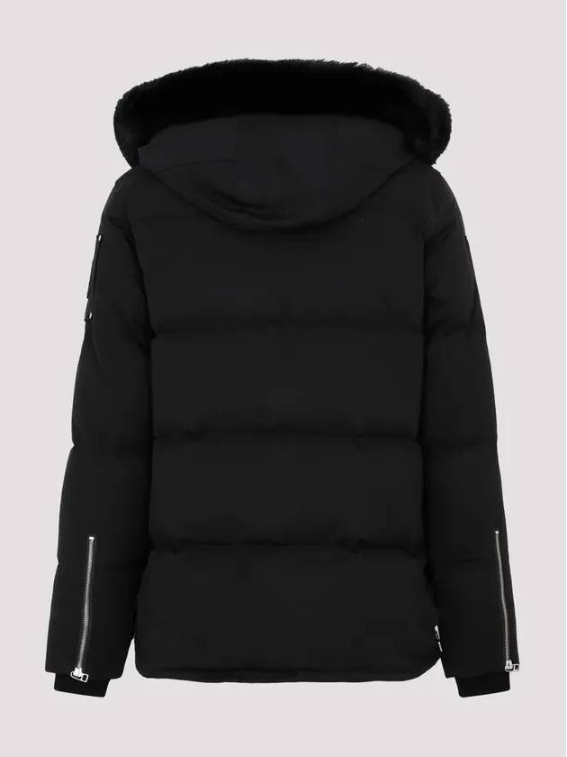 Cloud 3Q Logo Shearling Padding Black - MOOSE KNUCKLES - BALAAN 3