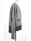 Mohair tweed wool cardigan 5 - THOM BROWNE - BALAAN 5