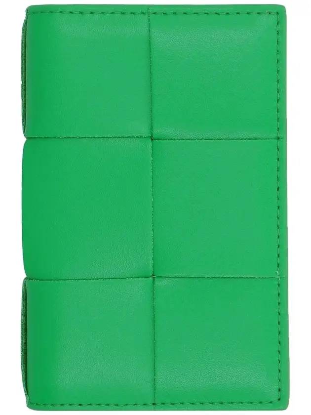 Maxi Intrecciato Flap Card Case Parakeet - BOTTEGA VENETA - BALAAN 1