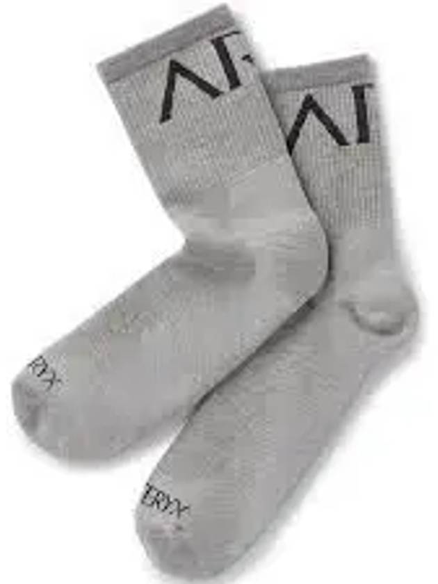 Merino Wool Lightweight 34 Crew Socks Grey - ARC'TERYX - BALAAN 2