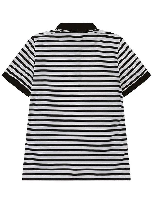 Striped basic golf t-shirt NAVY - WHITEBALL - BALAAN 8