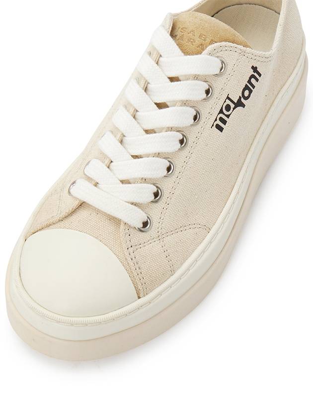 Austin Logo Print Platform Low Top Sneakers Ecru - ISABEL MARANT - BALAAN 8