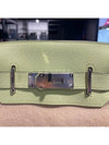 Kelly Hackado Cross Bag PM Vert Absinthe Silver Medal - HERMES - BALAAN 6