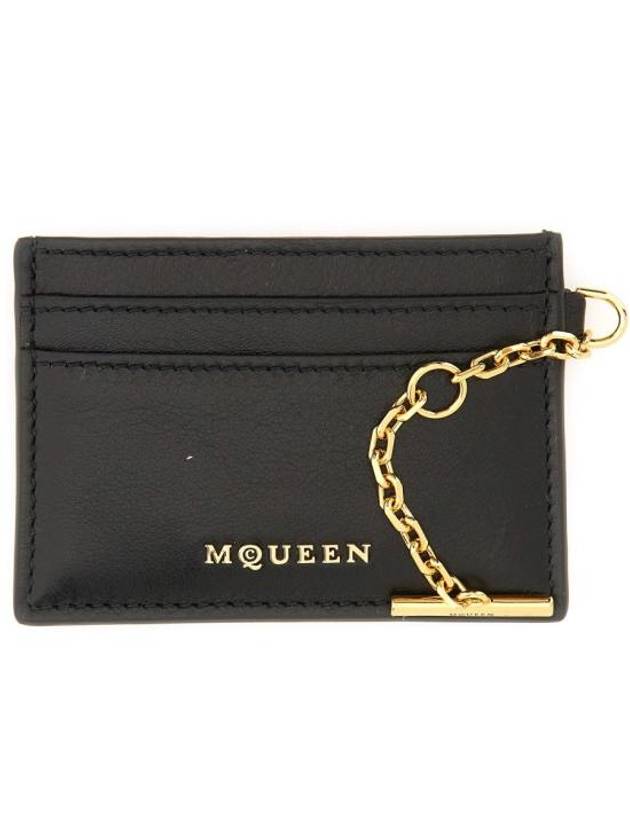 Logo Card Wallet Black - ALEXANDER MCQUEEN - BALAAN 2