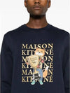 Fox Champion Regular Sweatshirt Navy - MAISON KITSUNE - BALAAN 3