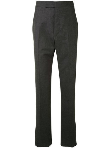 Super 120S Twill Classic Backstrap Trouser Pants Dark Grey - THOM BROWNE - BALAAN 1