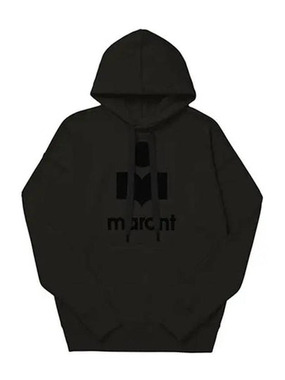 Mansel Logo Hoodie Faded Black - ISABEL MARANT - BALAAN 2