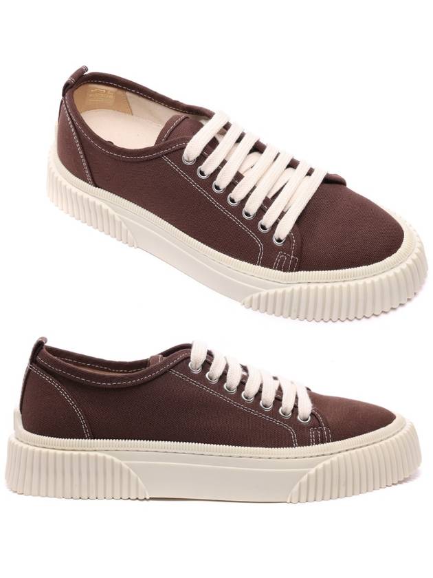 Women's Canvas Low Top Sneakers E21S401_961_200_1_21S - AMI - BALAAN 2