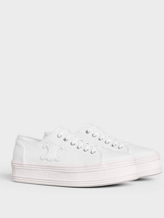 Jane lace-up low-top sneakers white - CELINE - BALAAN.