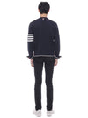 Fish Icon Jacquard Cotton Knit Top Navy - THOM BROWNE - BALAAN 6