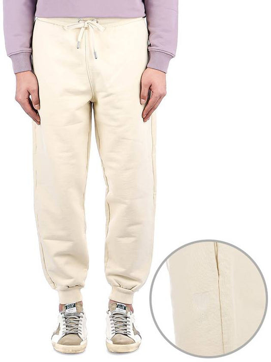 Big Heart Logo Track Pants White - AMI - BALAAN 2