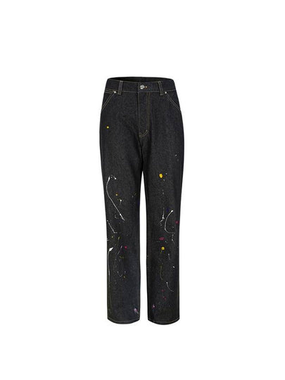 Real Painting Jeans Black Denim - COELONINE - BALAAN 2