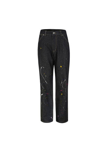 Real Painting Jeans Black Denim - COELONINE - BALAAN 1