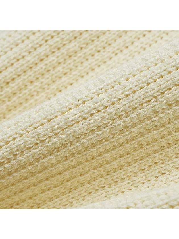 Luxe Cotton Basic Knit Top Ivory - NOIRER - BALAAN 7