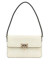 Rockstud Detail Leather Shoulder Bag White - VALENTINO - BALAAN 1