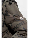 1A00211 596CD F89 TARENTAISE Tarantaise arm logo patch lettering pattern short down jacket khaki men's padding - MONCLER - BALAAN 3