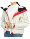 Women's Vizille Hooded Jacket Powder Beige - MONCLER - BALAAN 4