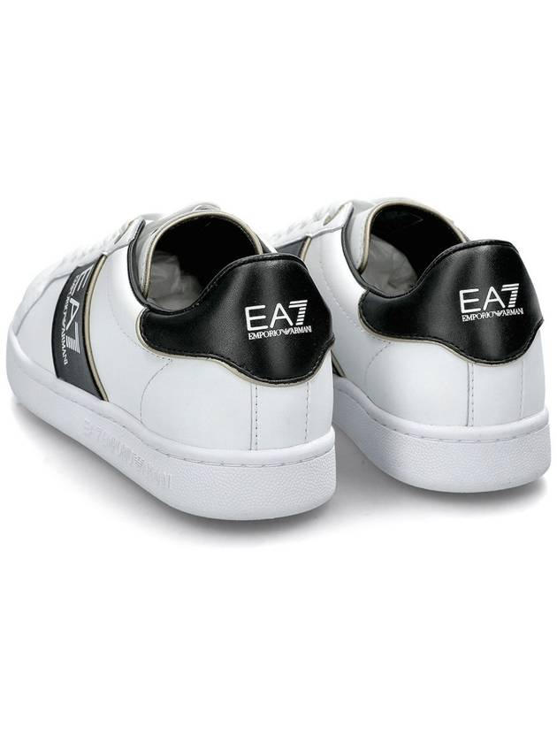 EA7 Classic Leather Low Top Sneakers White - EMPORIO ARMANI - BALAAN 5