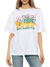 Graphic Logo Oversized T-Shirt T3790 151 - GANNI - BALAAN 3