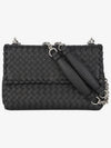 Olimpia Shoulder Bag Black - BOTTEGA VENETA - BALAAN 5