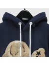 Bear Patch Logo Hoodie Navy - PALM ANGELS - BALAAN 4