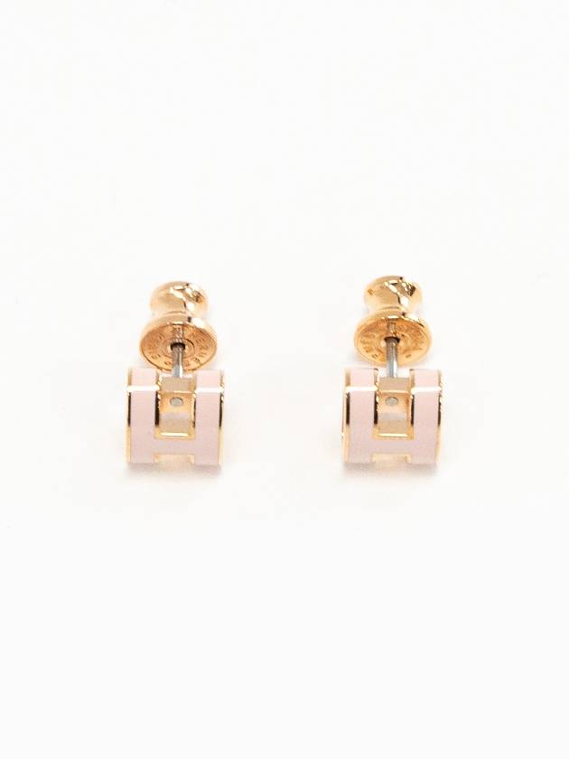 Mini Pop H Earrings Rose Gold - HERMES - BALAAN 5