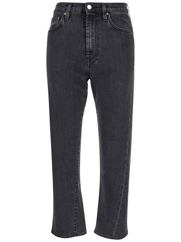 Twisted Seam Straight Jean Grey - TOTEME - BALAAN 2