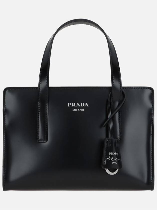 Re-Edition 1995 Brushed Leather Hand Mini Bag Black - PRADA - BALAAN 2