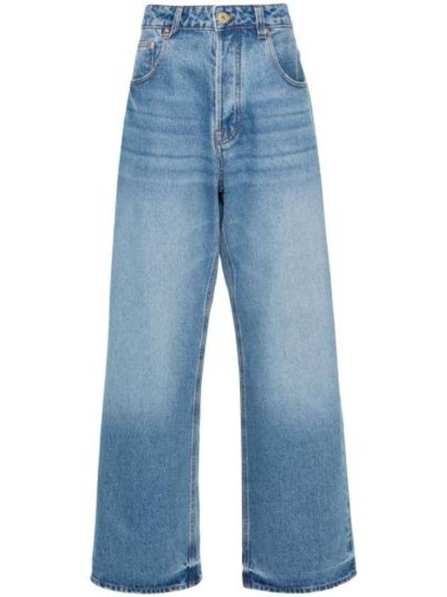 Denim Straight Pants 241DE038151333C BLUE TABAC 2 - JACQUEMUS - BALAAN 1