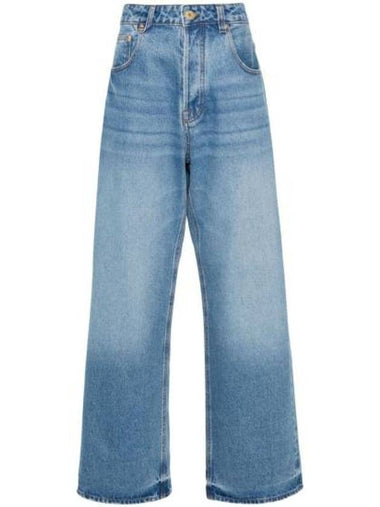 Denim Straight Pants 241DE038151333C BLUE TABAC 2 - JACQUEMUS - BALAAN 1