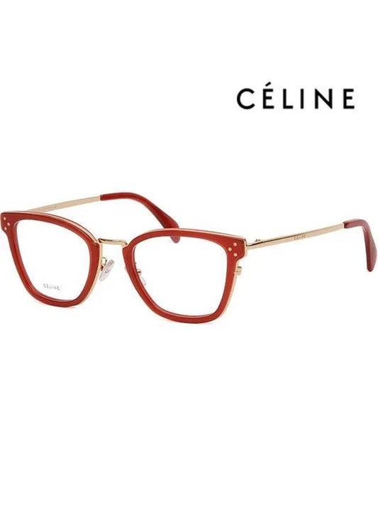 Eyewear Soltex Square Eyeglasses Red - CELINE - BALAAN 2