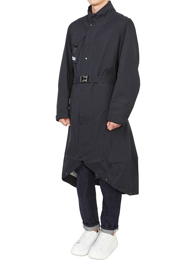 Metropolis Series Gore-Tex 3L Infinium Belted Single Coat Navy - CP COMPANY - BALAAN 3